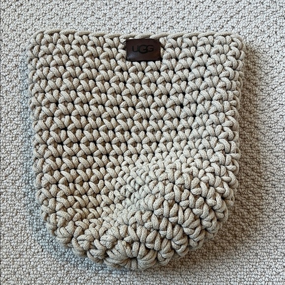 UGG Handbags - UGG Tan Knit Cosmetic Bag